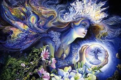LIGHT PRINCESS BY JOSEPHINE WALL WALLPAPER   (