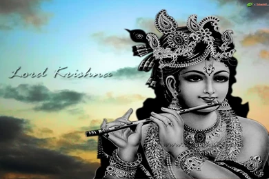 Krishna Wallpaper, Hindu Wallpaper, Lord Krishna Picture, Black ...