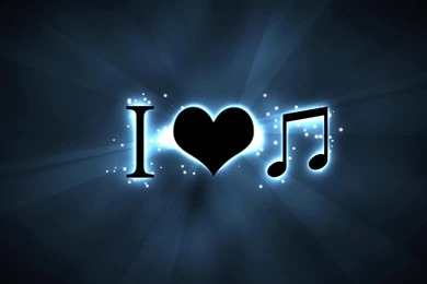 I Love Music Backgrounds 1280x1024 For Notebook/LCD Wall
