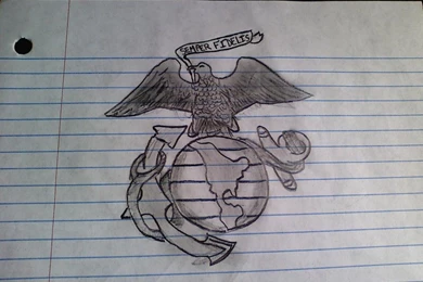 Eagle Globe And Anchor By Frazzimals On DeviantArt