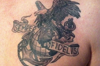 Eagle Globe And Anchor Tattoos