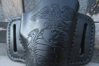 USMC Eagle Globe And Anchor Holster By SnowyMountainLeather On ...
