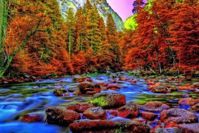 Yosemite At Autumn Wide Desktop Backgrounds Hd Wallpapers ...