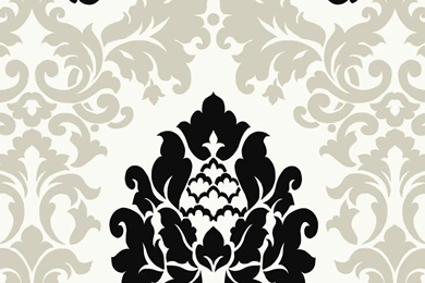 White Black Hav40729 Haven Damask Wallpapers By Chesapeake