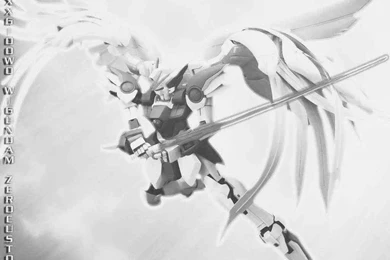 Wing Zero Custom Fly White   Gundam Wing Wallpapers