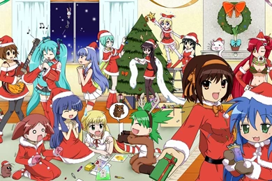 Free Cute Anime Christmas