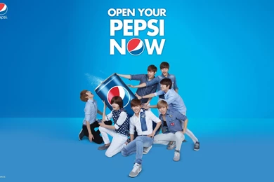 PEPSI Soda Drink Logo Poster Cola Drinks 1pepsi Poster Kpop K pop ...