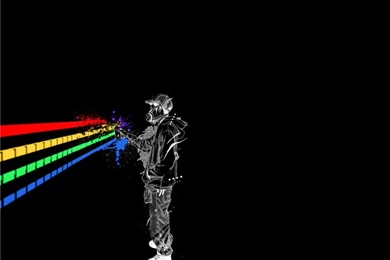 Rainbow Painting Black Wallpaper 1.jpg Photo By GangstaOfLove32 ...