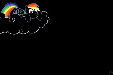 Black Rainbowdash Wallpaper/Login Screen By Jones4101 On DeviantArt
