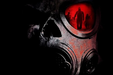 Horror Skulls Gas Masks Reflections Wallpapers