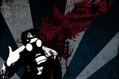 Gas Mask Grunge By Kupo34 This One Is