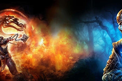 Download Wallpapers 1920x1080 Mortal Kombat, Magic, Dragon, Fire ...