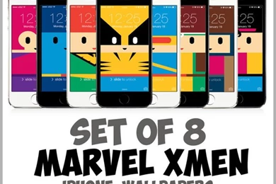Cute Marvel X men iPhone Wallpapers Wolverine By TwoFishProject