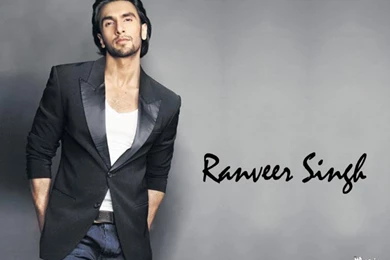 Ranveer Singh In Black Suit Hd Wallpapers