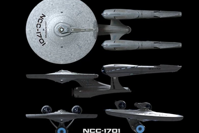 Star Trek 3D Model USS Enterprise NCC1701, Free Star Trek Computer ...