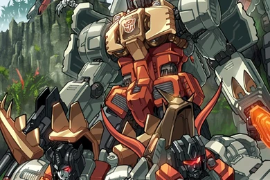 Dinobots Coloured By Markerguru On DeviantArt