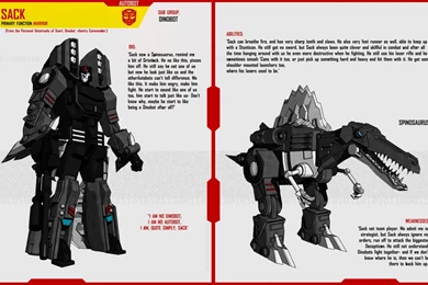 DINOBOT SACK By F for feasant design On DeviantArt