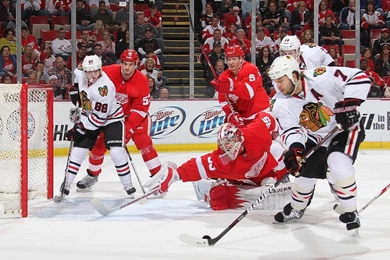 Red Wings Vs. Blackhawks   04/07/2012   Detroit Red Wings   Photos