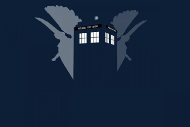 Angels Tardis Doctor Who Wallpapers