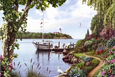 Lighthouse Painting : Beautiful Lighthouses Pictures, Lighthouses ...