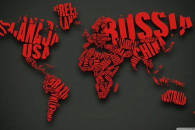 Map Typography HD Desktop Wallpapers : Widescreen : High Definition ...