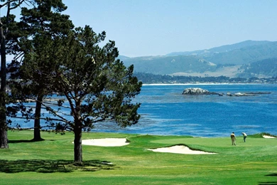 BEAUTIFUL GOLF COURSE IN PEBBLE BEACH CALIFORNIA WALLPAPER ...