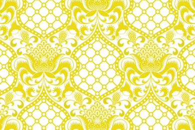 Jonathan Adler Wallpapers Brocade Yellow, Modern Designer Furniture ...