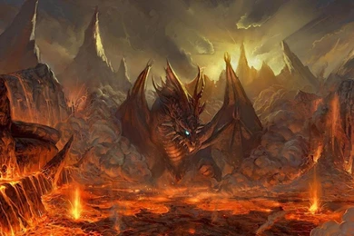 Welcome To Hell Wallpaper,dragon HD Wallpaper,lava HD Wallpapers ...