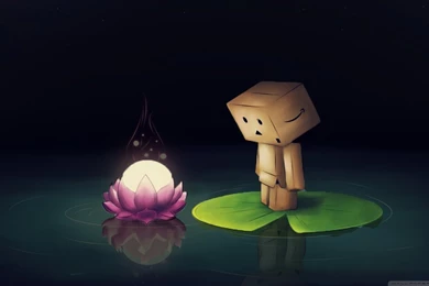 Danbo Drawing wallpaper 1366x768 By Parmaisrofal On DeviantArt