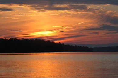 Free Download Outdoor Wallpapers   Orange Glow Sunset Wallpapers