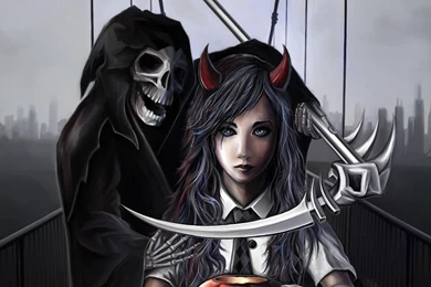 Grim Reaper Girl HD Wallpapers