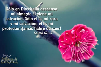 Sólo él Es Mi Roca Y Mi Salvación   Spanish Bible Verses ...