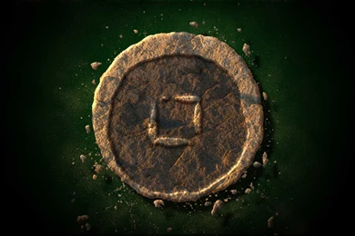 Download Wallpapers 2560x1440 Coin, Feng Shui, Culture, Metal Mac ...