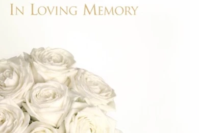 Cardette Cards : In Loving Memory : Flower, White Backgrounds ...