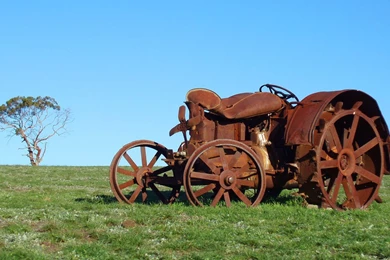 Rusted Tractor Desktop Wallpapers