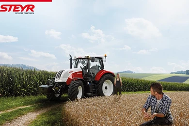 Wallpapers Tractor Steyr Pictures For Your PC 1366x768