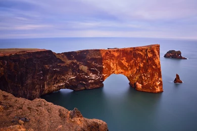 Download Wallpapers 1920x1080 Cape Dyrhólaey, Iceland, Atlantic ...