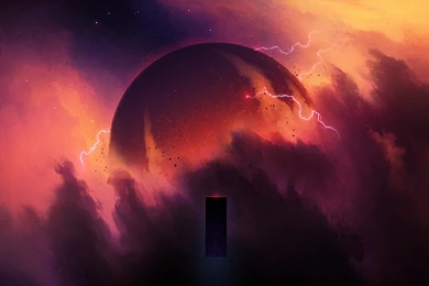 Digital Art, Space, Planet, 2001: A Space Odyssey, Science Fiction ...