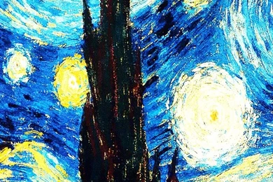 The Starry Night iPhone 5 Wallpapers (640x1136)