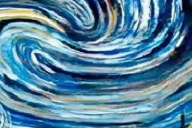 Van Gogh Starry Night Batman Mashup iPhone 5 Wallpapers