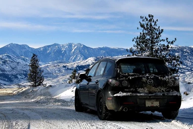 Mazda 3 Hatchback Winter Wallpapers 1280×800   Mazda Wallpapers