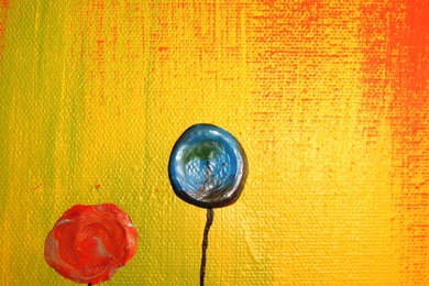 Wallpapers Yellow Texture Wall Paper Abstract Candy Painting Hd ...