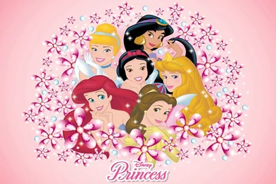 Cartoons Wallpapers   Ariel, Cinderella, Jasmin, Aurora, Belle ...