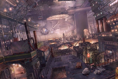 Futuristic City Wallpapers 1300x913   (