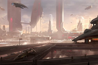 Spaceships Future City Spaceship Futuristic Cities Wallpapers ...