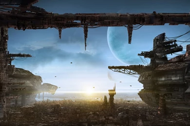 Futuristic City From Above, 1920x1080 HD Wallpapers And FREE Stock ...