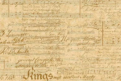 Rasch Gold Music Sheet Script Contoured Vinyl Wallpapers 823707 ...