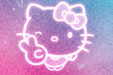 Gallery Pink Cheetah Hello Kitty Wallpapers