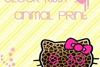 Wallpapers Hello Kitty Animal Print Images