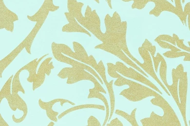 Decowunder Wallpapers Non woven Wallpapers Baroque Turquoise Gold ...